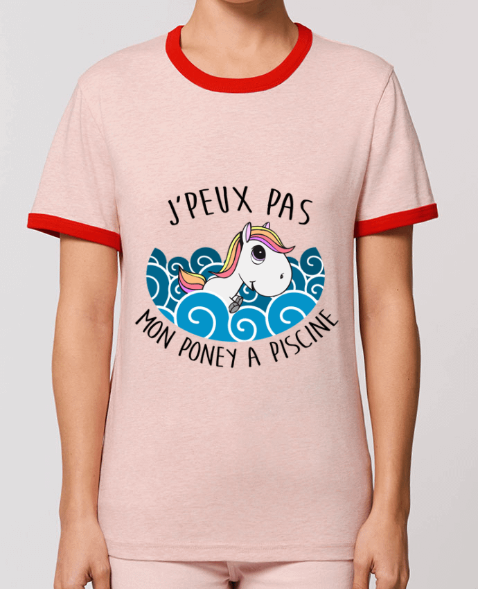 T Shirt Contrast Unisexe Stanley Ringer Je Peux Pas Mon Poney A