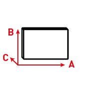 product width and height