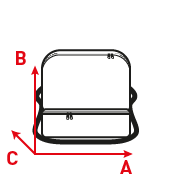 product width and height