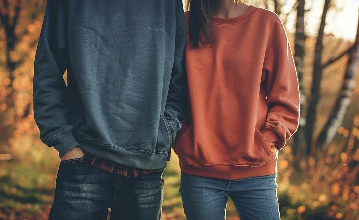 sweatshirts de différentes taille