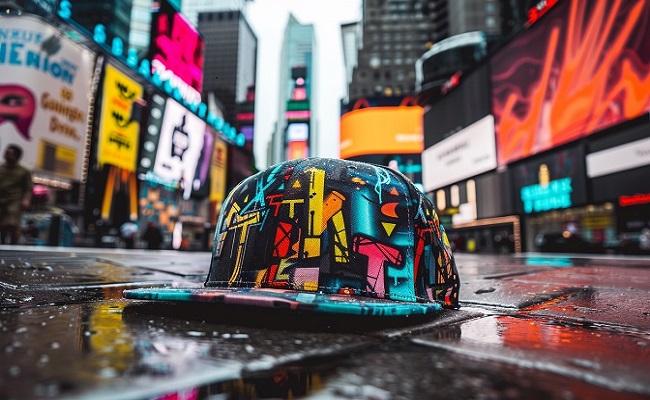 design et casquette style new-yorkais