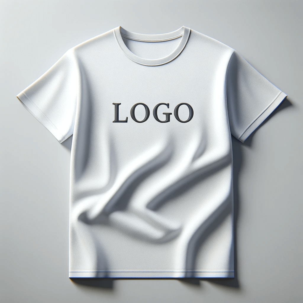 image d'un t-shirt pour un marketing minimalist et avec logo imprimé dessus