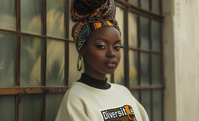 jeune femme avec un sweat porteur de projet