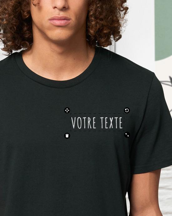 T-shirt Creator Brodé, vu de près, couleur Black 