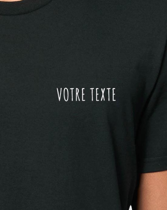 T-shirt Creator Brodé, en vue zoomée, couleur Black 