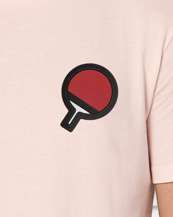 T-shirt Creator Brodé, en vue zoomée, couleur Candy-Pink 