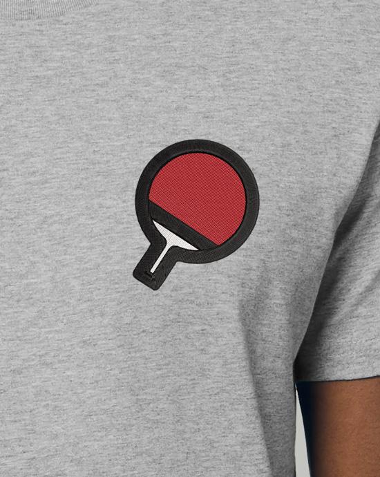 T-shirt Creator Brodé, en vue zoomée, couleur Heather-Grey 