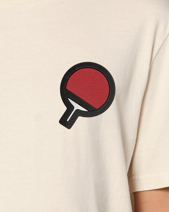 T-shirt Creator Brodé, en vue zoomée, couleur Natural-Raw 