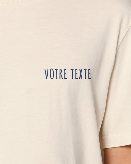T-shirt Creator Brodé, en vue zoomée, couleur Natural-Raw 