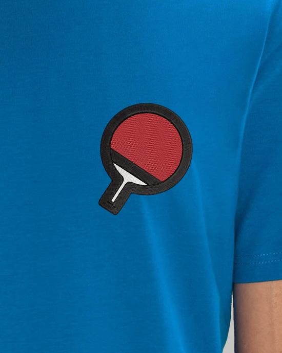 T-shirt Creator Brodé, en vue zoomée, couleur Royal-Blue 
