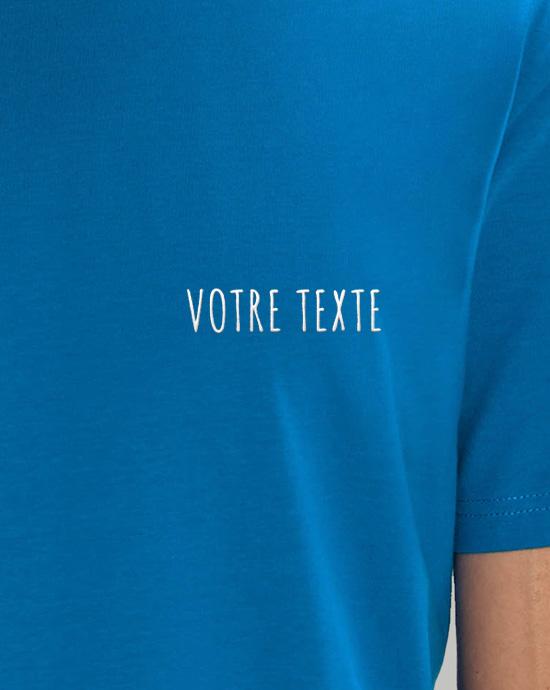 T-shirt Creator Brodé, en vue zoomée, couleur Royal-Blue 