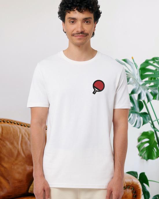 T-shirt Creator Brodé, vu de loin, couleur White 