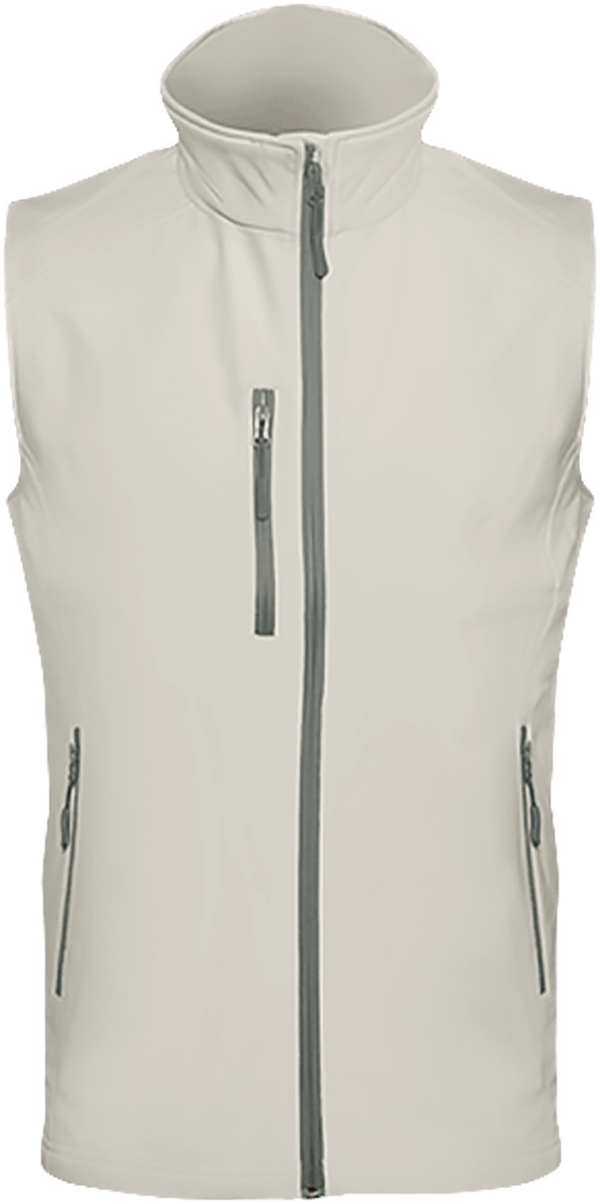 12c veste softshell sans manche homme plexus White