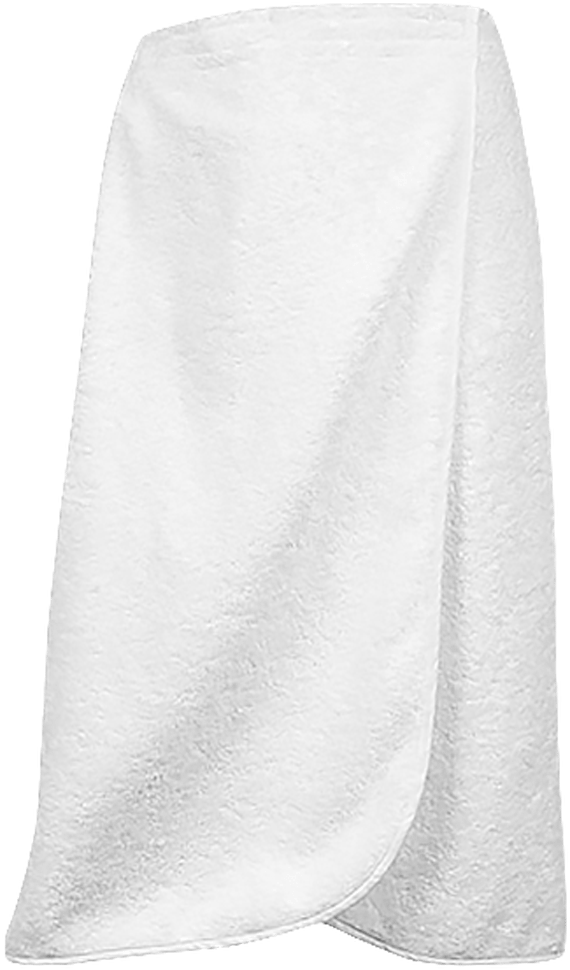 pictoEmbroidered Terry Cloth Sarong White