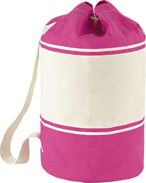 14g15 sac marin en toile plexus Fuchsia / Natural