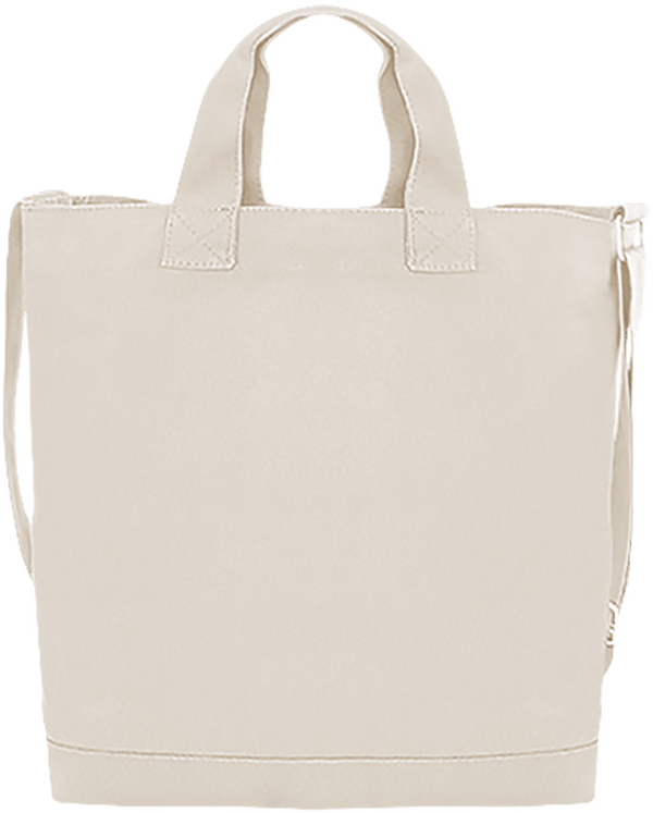 14g10 sac shopping en toile dos Natural