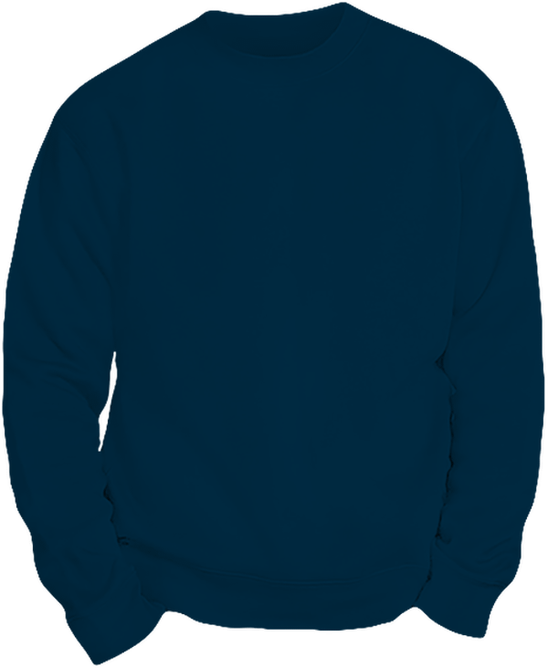 06g sweat lourd homme col rond face Navy