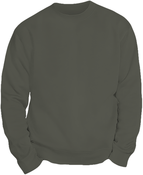 06g sweat lourd homme col rond face Dark Khaki