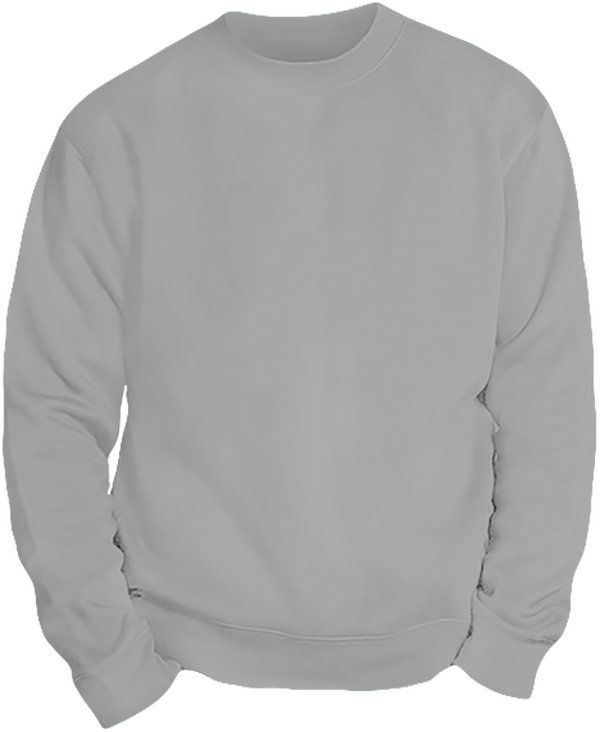 06g sweat lourd homme col rond face Oxford Grey