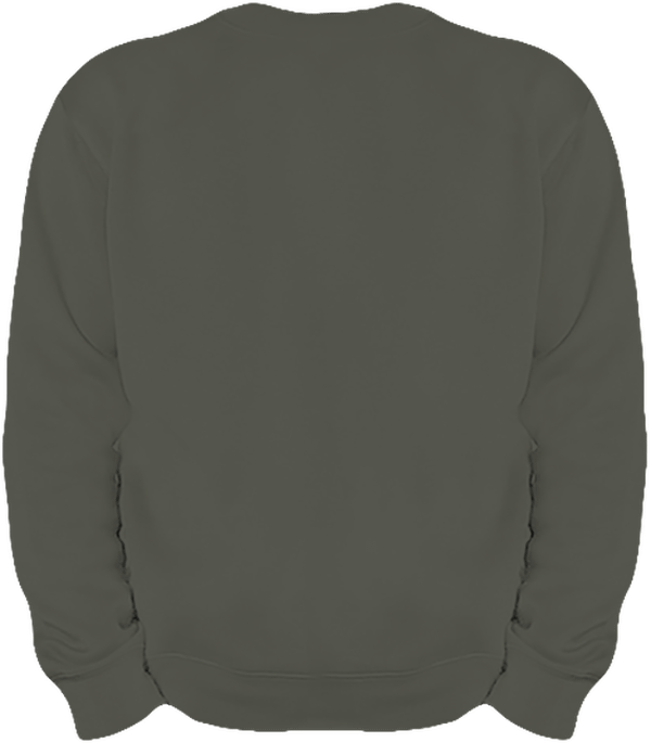 06g sweat lourd homme col rond dos Dark Khaki