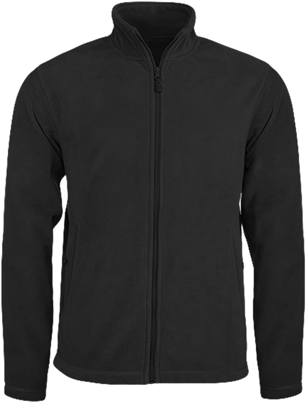 Veste Zippée Micropolaire Lourd - Très Épaisse, Chaude - WK903 Black