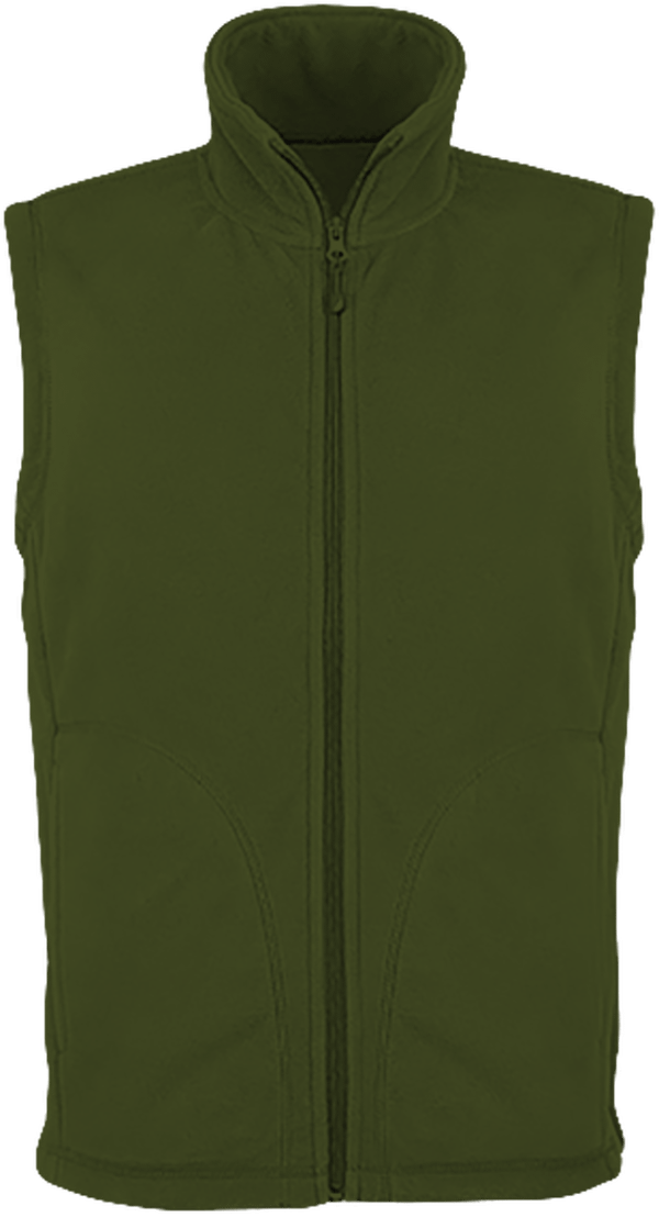 Customizable Fleece Vest | Quality And Warmth Green Olive