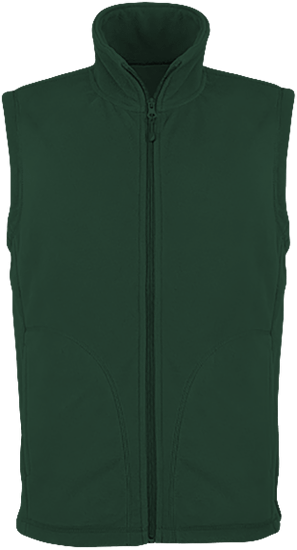 Customizable Fleece Vest | Quality And Warmth Forest Green