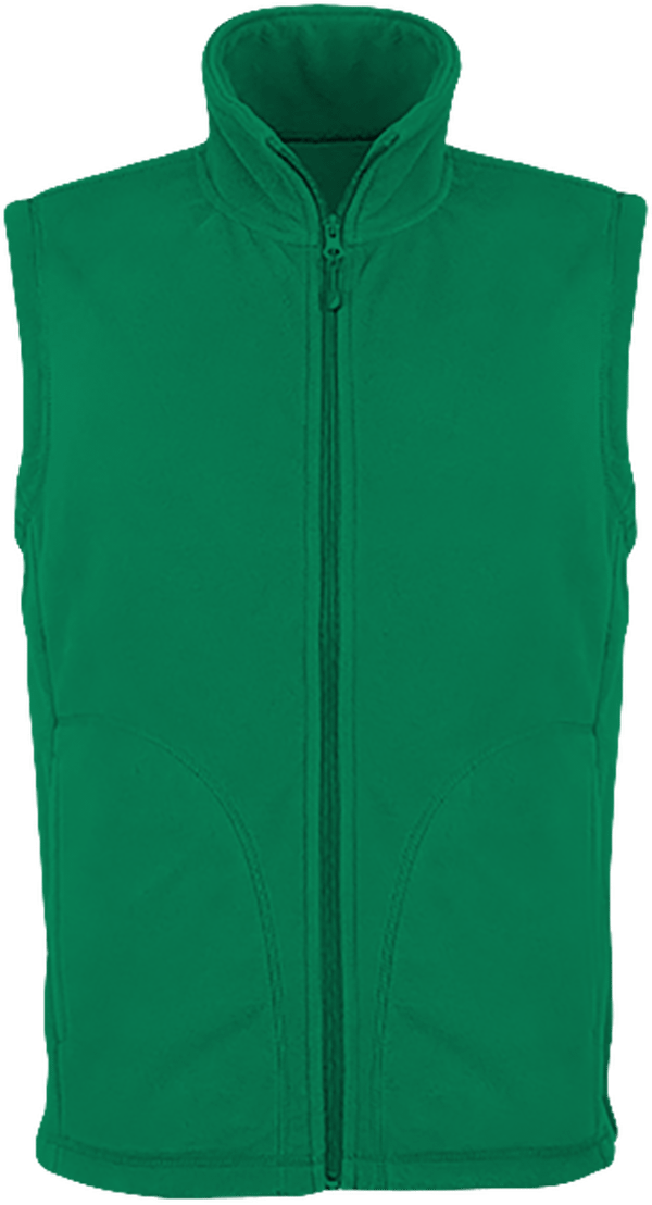 Customizable Fleece Vest | Quality And Warmth Kelly Green