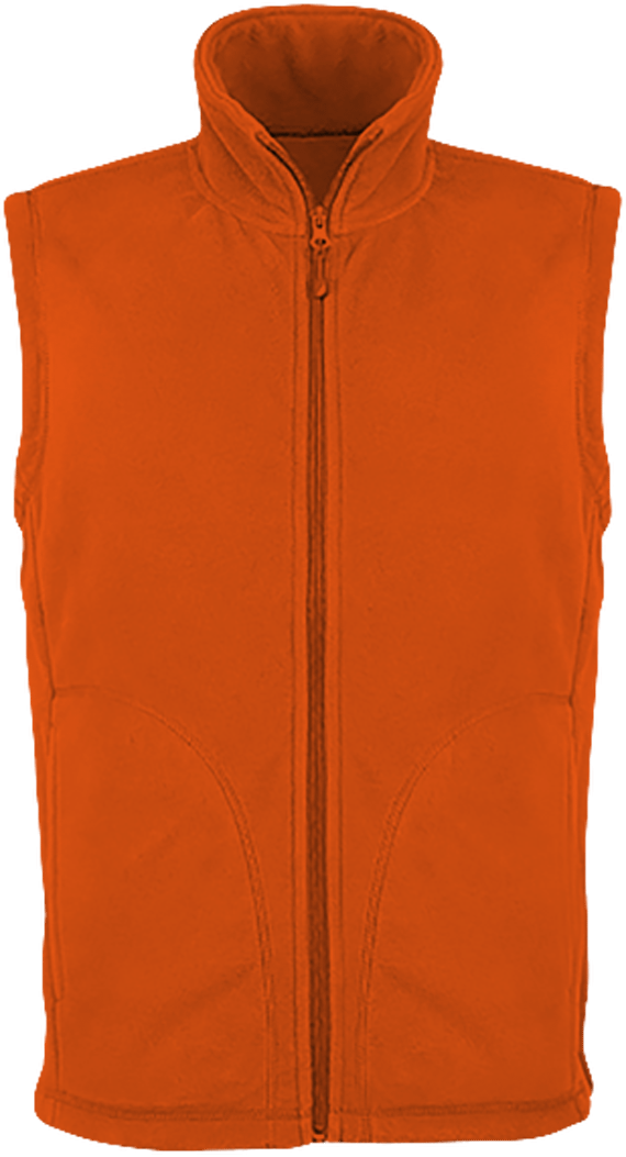 Gilet Polaire Personnalisable | Qualité Et Chaleur  Fluorescent Orange