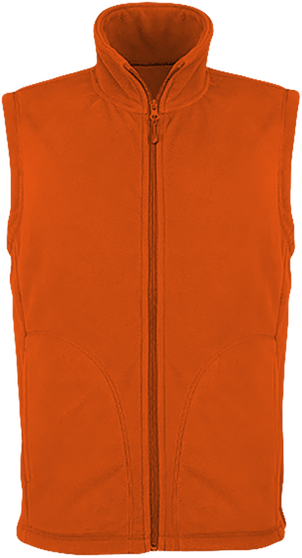 Gilet Micropolaire Personnalisé - Anti-boulochage, Personnalisé - K913 Fluorescent Orange