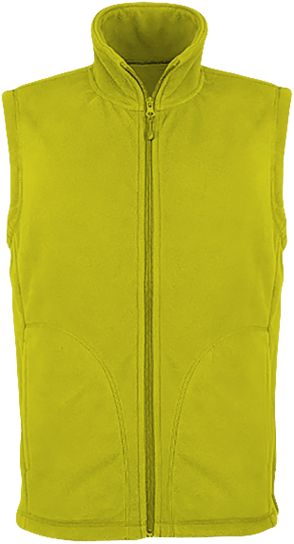 Gilet Micropolaire Personnalisé - Anti-boulochage, Personnalisé - K913 Fluorescent Yellow