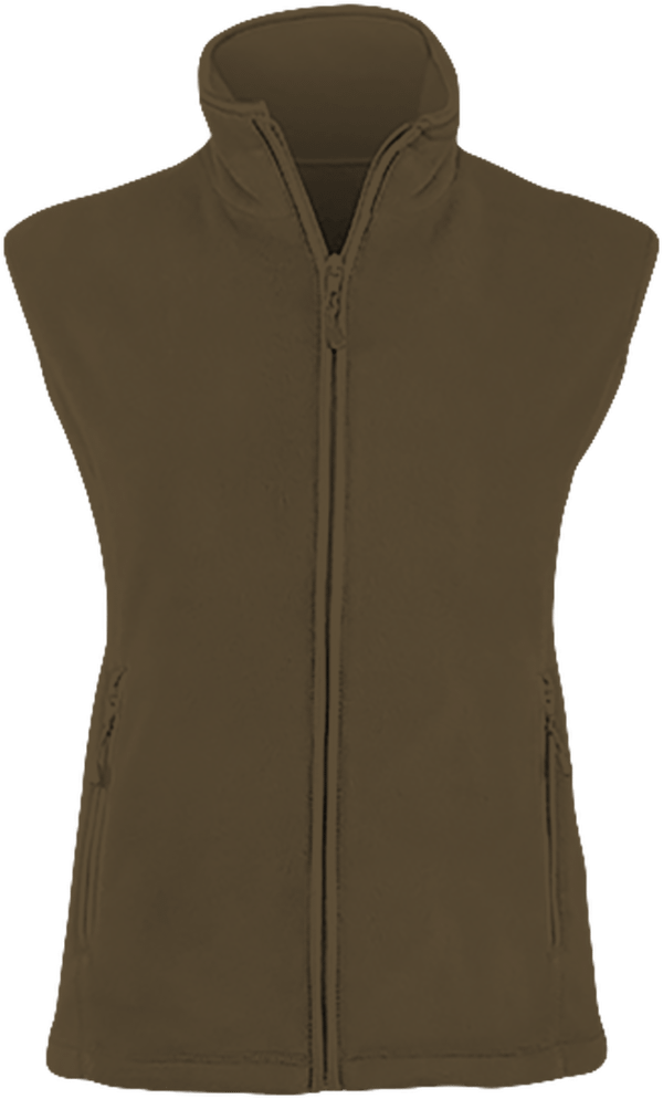 Gilet Polaire Femme À Personnaliser  Dark Chocolate