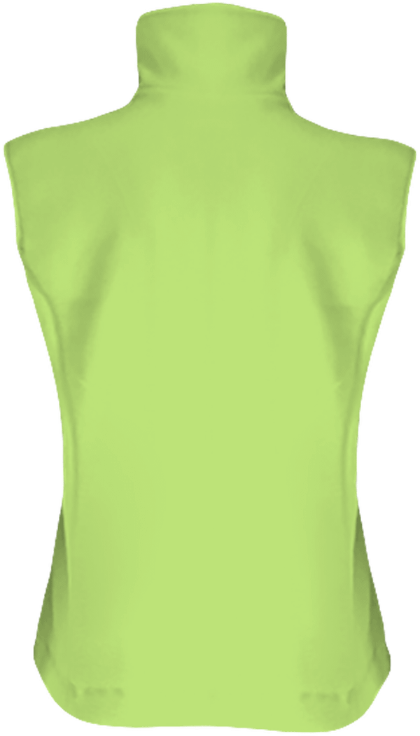 12m25 gilet polaire femme melodie dos Lime