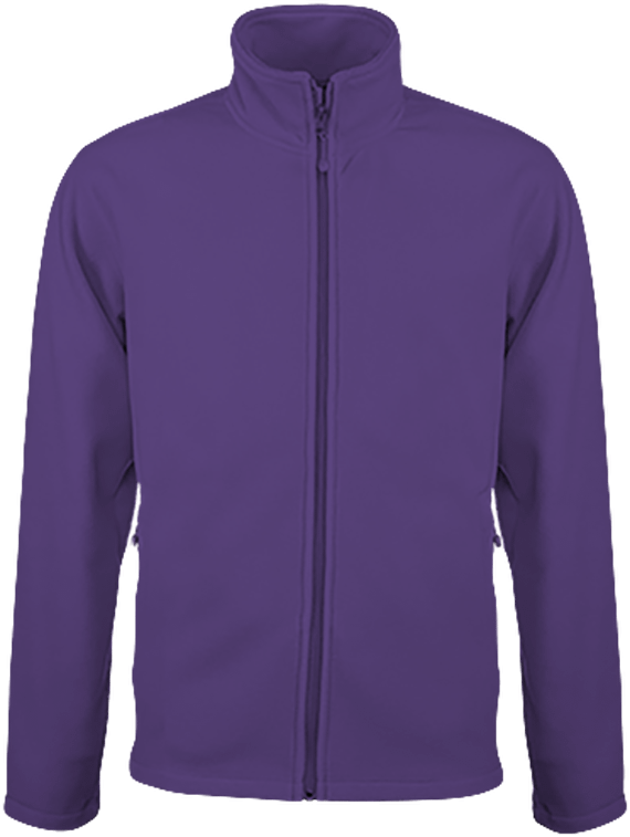Customizable Fleece Jacket On Tunetoo Purple