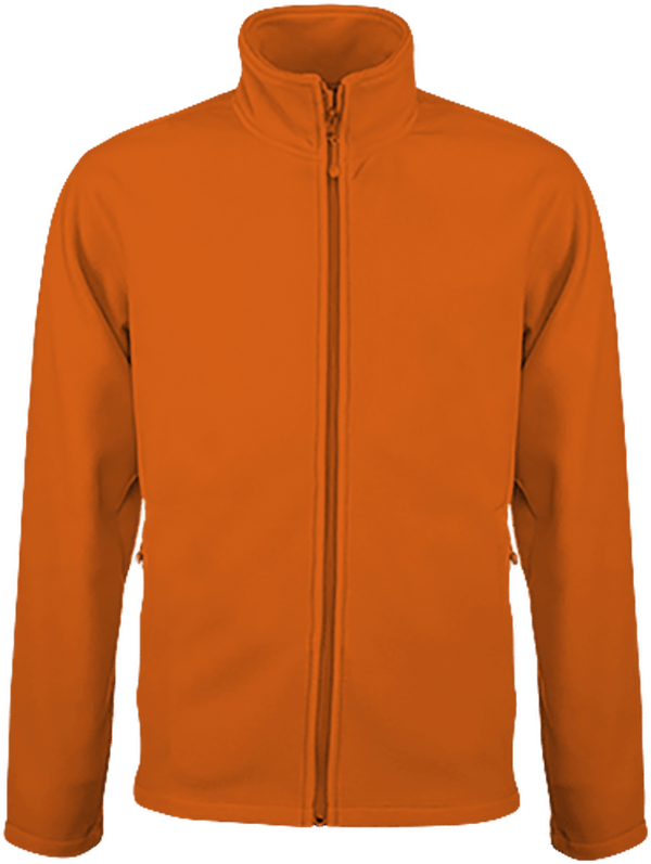 Veste Polaire Personnalisable Sur Tunetoo Orange