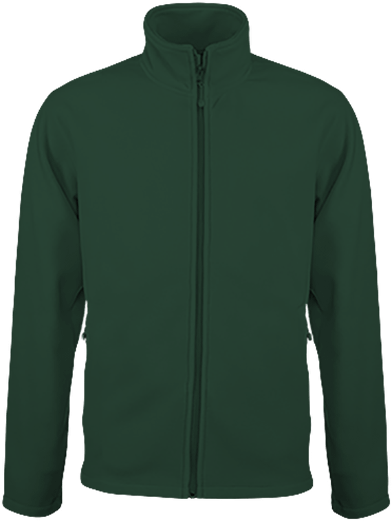 Customizable Fleece Jacket On Tunetoo Forest Green