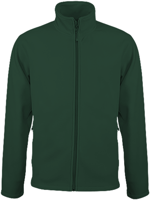 Customizable Fleece Jacket On Tunetoo Forest Green