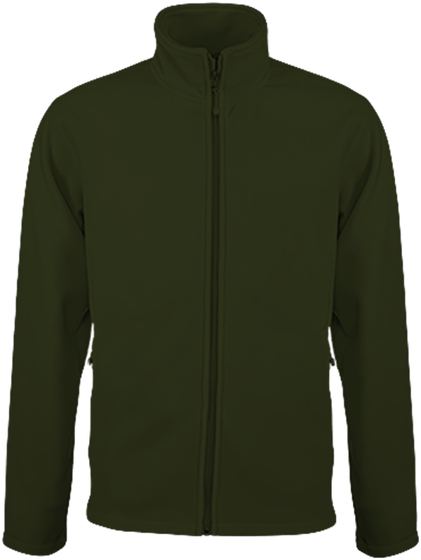 Customizable Fleece Jacket On Tunetoo Green Olive