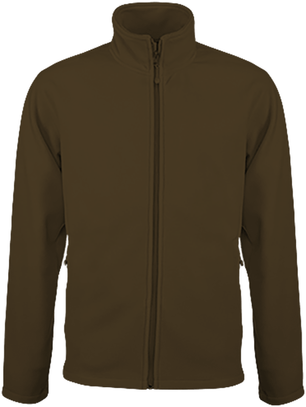 Veste Zippée Micropolaire - Polyester Anti-boulochage - K911 Dark Chocolate