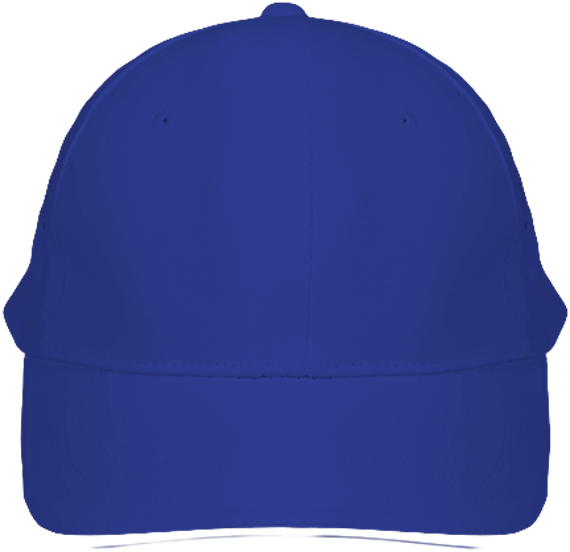 Cuztomizable 6 Panel Caps For Kids On Tunetoo : Royal Blue / White