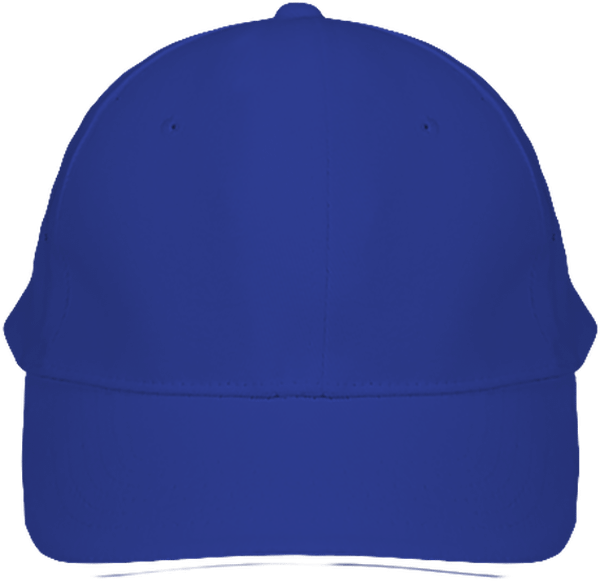 Customizable 6-Panel Children's Cap On Tunetoo Royal Blue / White