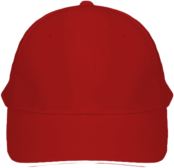 Cuztomizable 6 Panel Caps For Kids On Tunetoo : Red / White