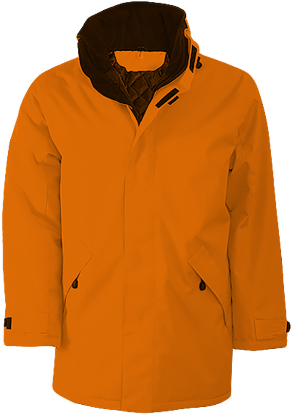 Quilt lined Parka | Tunetoo Orange