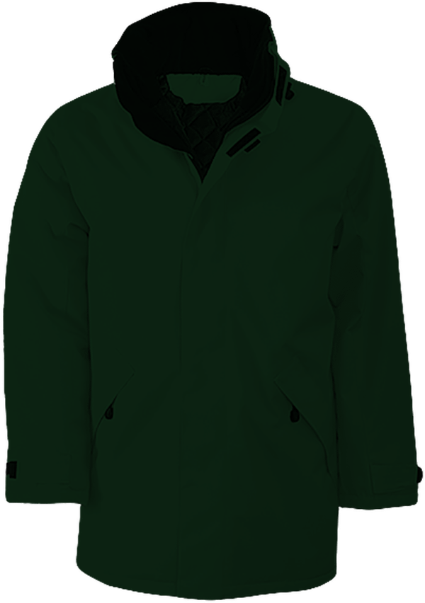 Quilt lined Parka | Tunetoo Forest Green