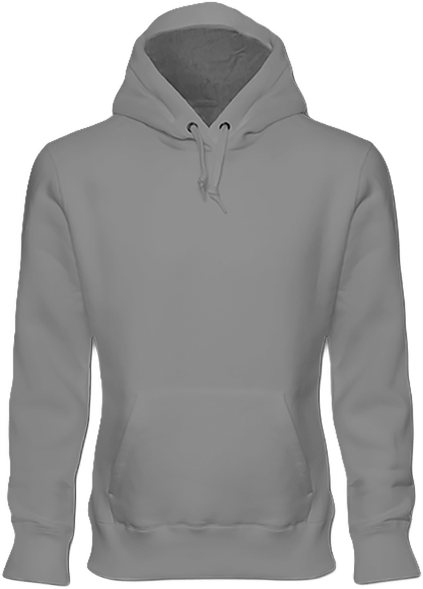 06a sweat shirt a capuche lourd unisexe face Oxford Grey