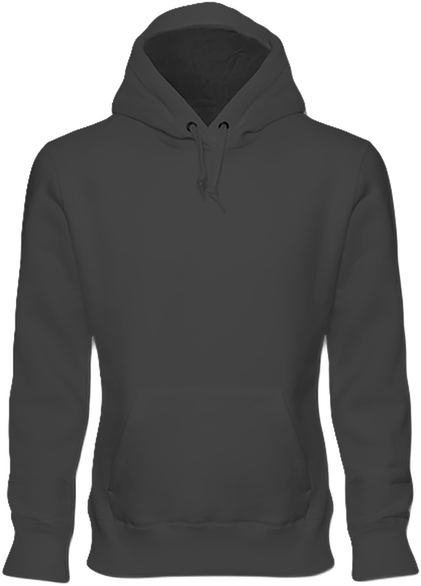 06a sweat shirt a capuche lourd unisexe face Dark Grey