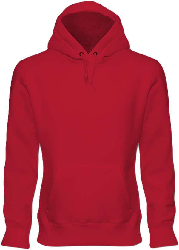 06a sweat shirt a capuche lourd unisexe face Red