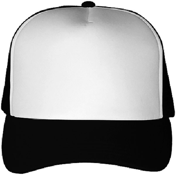 5-Panel-Trucker-Kappe White / Black