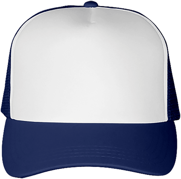 5-Panel-Trucker-Kappe White / Navy