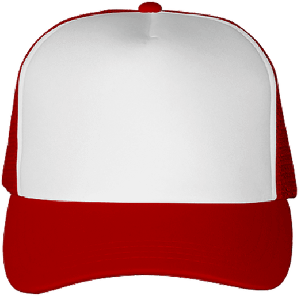 Casquette Trucker 5 Panneaux  White / Red